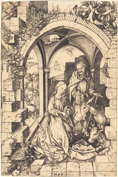 La Nativité - Martin Schongauer