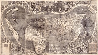 Carte du monde - Martin Waldseemuller