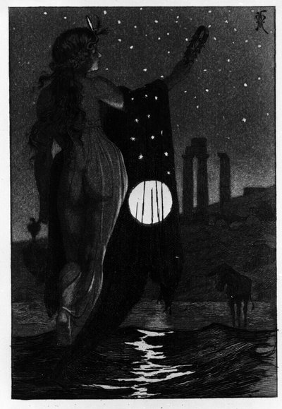 Photis transforme accidentellement Lucius en âne. Les Métamorphoses (L