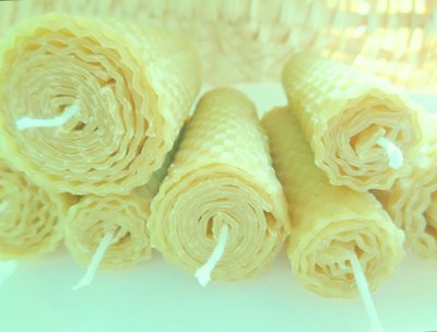 Bougies en cire d