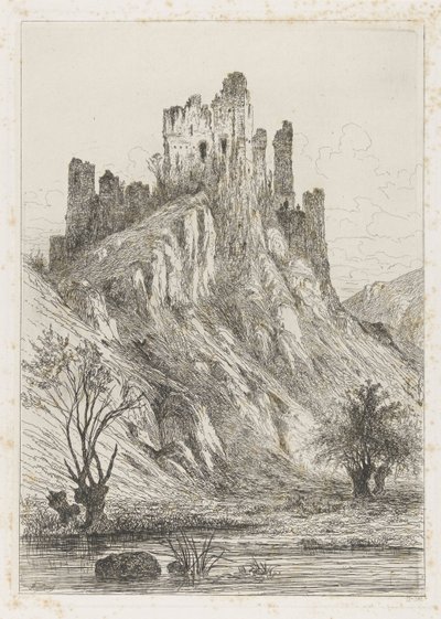 Ruine du château de Montaigle - Martinus Antonius Kuytenbrouwer jr.