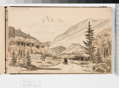 Paysage alpin - Martinus Rørbye