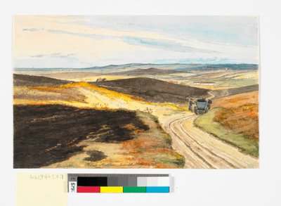 Chemin creux à Tolne bakker, Vendsyssel, 21 mai 1833 - Martinus Rørbye