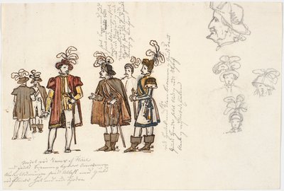 Études de costumes - Martinus Rørbye