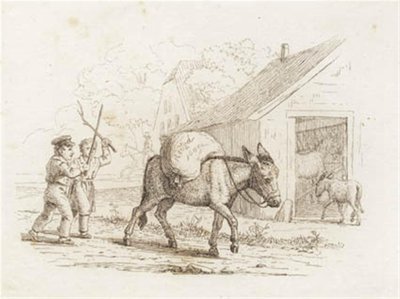 Illustration pour "Cinquante fables pour enfants" de Hey - Martinus Rørbye