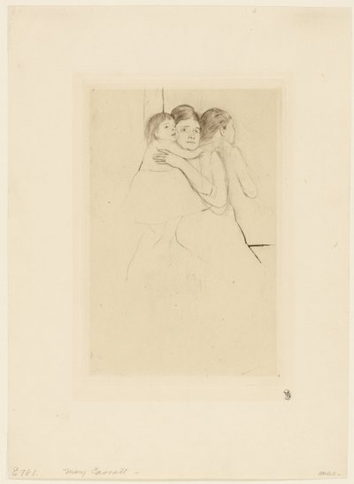 Mère Berthe tenant son enfant - Mary Cassatt