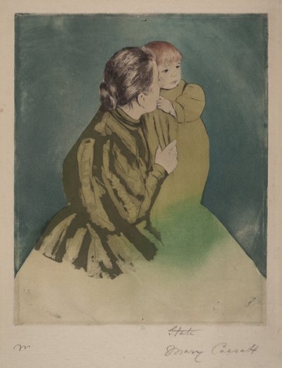 Une mère paysanne et son enfant - Mary Cassatt