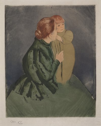 Mère paysanne et enfant - Mary Cassatt