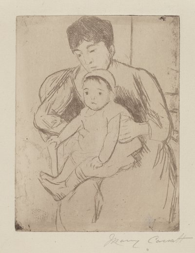 Préparer Bill pour une Sortie - Mary Cassatt