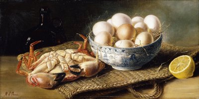Un crabe et un bol d