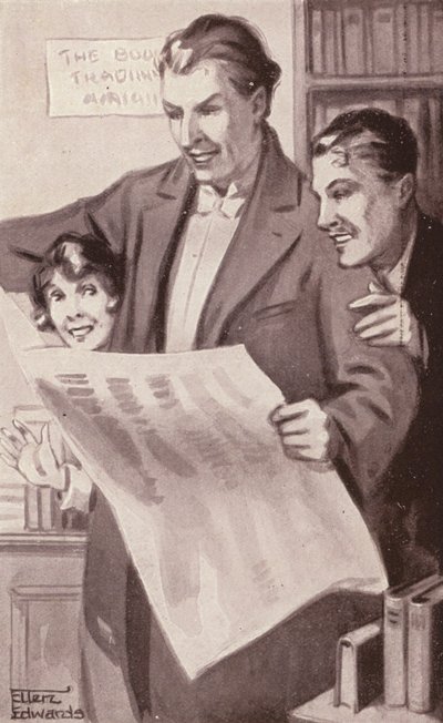 Illustration pour Kipps de H.G. Wells (lithographie) - Mary Ellen Edwards