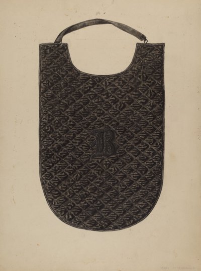 Protection de poitrine matelassée, c. 1940 - Mary Fitzgerald