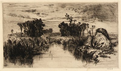 Quenouilles et arbres - Mary Nimmo Moran