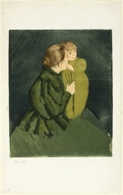 Mère paysanne et enfant, vers 1895 - Mary Stevenson Cassatt