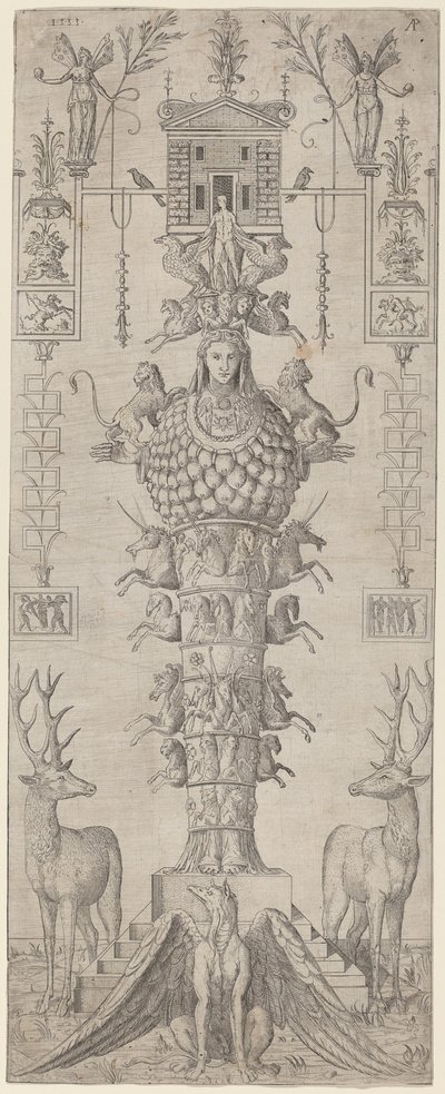 Une Grotesque avec Diane d