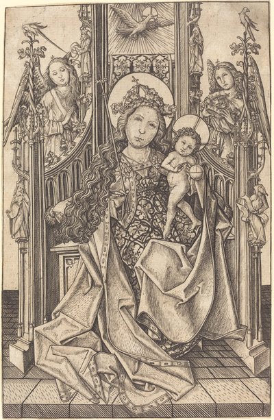 Madone et Enfant en Majesté - Master E.S.