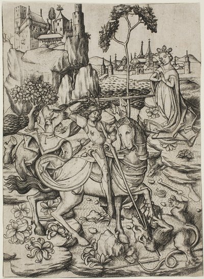 Saint Georges avec le nid de cigognes - Master E.S.