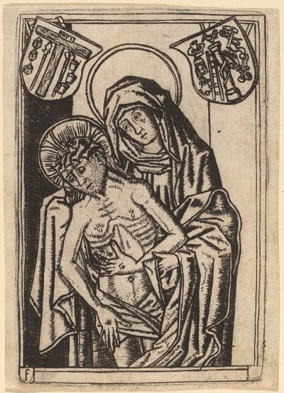 La Vierge soutenant le corps du Christ - Master F