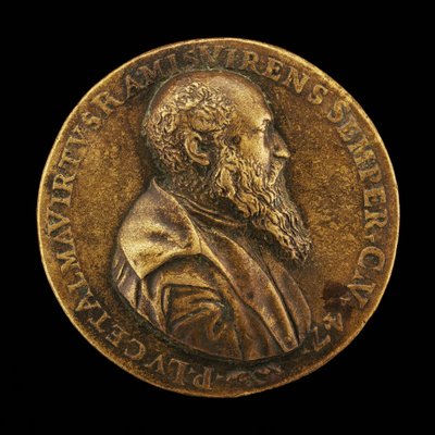 Pietro Lauro, né en 1508, poète et érudit de Modène [avers] - Master I.A.V.F.