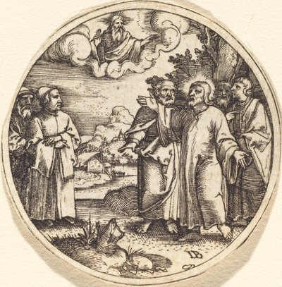 Christ avec trois de ses apôtres - Master IB