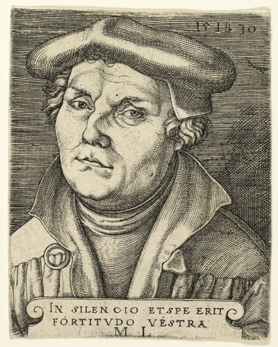 Portrait de Martin Luther - Master I.B.