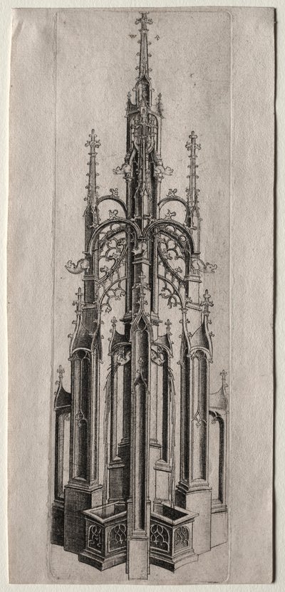 Conception pour une fontaine gothique, vers 1470 - Master W with the Key