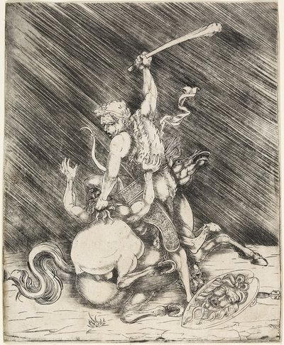 Hercule et Cacus - Master of 1515