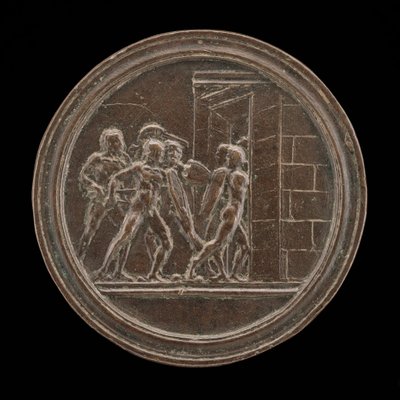 Soldats attaquant une porte - Master of Coriolanus