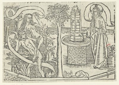 Expulsion du Paradis - Master of Delft (attributed to)
