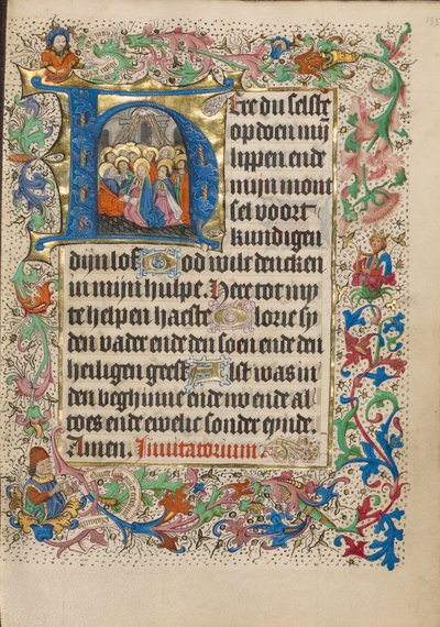 Initial H : Pentecôte - Master of Evert Zoudenbalch
