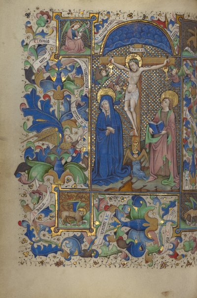 La crucifixion - Master of Guillebert de Mets