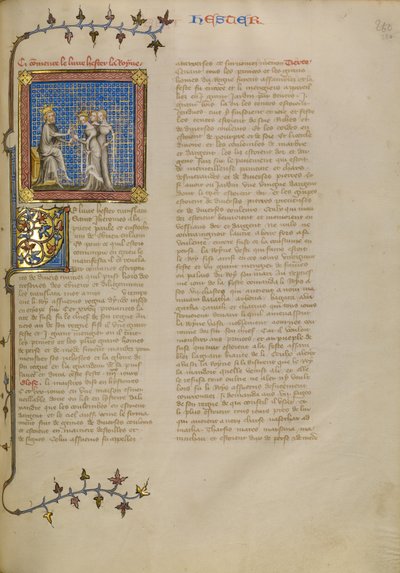 Esther devant le roi Assuérus - Master of Jean de Mandeville