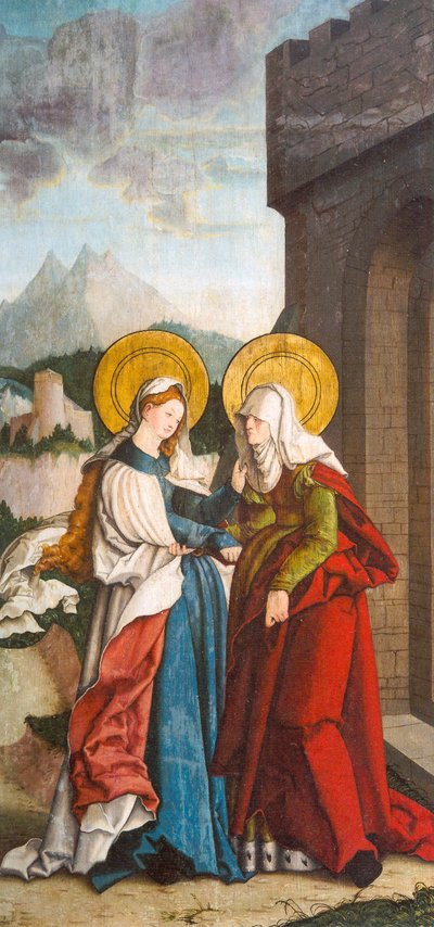 French : La visite de la Visitation - Master of Messkirch