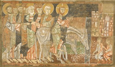 Entrée du Christ à Jérusalem, c.1125 - Master of San Baudel