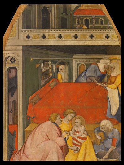 La naissance de la Vierge - Master of San Lucchese