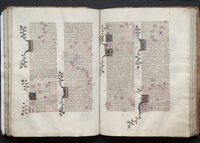 Le Missel de Gotha : Fol. 72r, Texte, vers 1375 - Master of the Boqueteaux