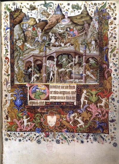 Scène en enfer, illustration d