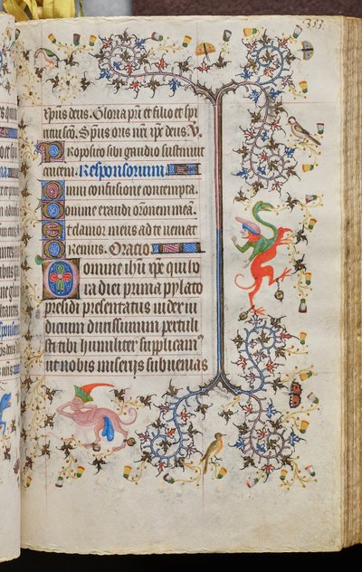 Heures de Charles le Noble, roi de Navarre (1361-1425) : fol. 172r, Texte - Master of the Brussels Initials and Associates