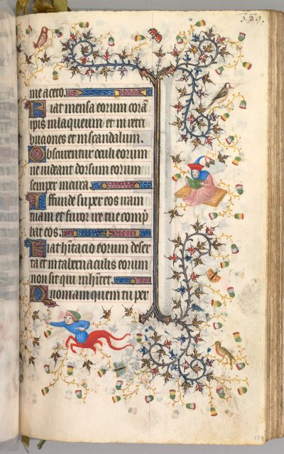 Heures de Charles le Noble, roi de Navarre 1361-1425 : fol. 189r, Texte, vers 1405 - Master of the Brussels Initials and Associates