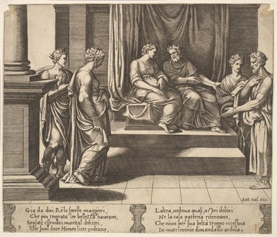 Planche 3 : Les deux sœurs de Psyché sont mariées à des rois, de 