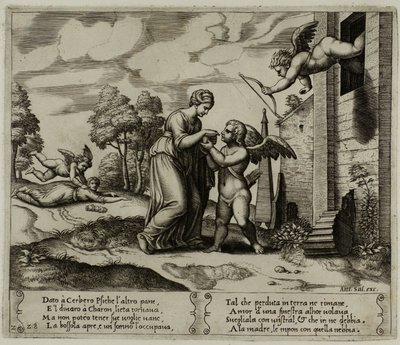 Psyché, Pensant Paraître Plus Belle..., Ouvre la Boîte Fatale - Master of the Die