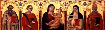 Madone et Enfant avec des Saints - Master of the Dominican Effigies