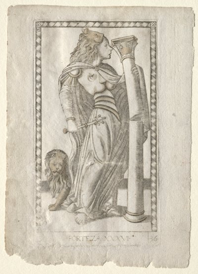 Force (de la série Tarocchi, B: Principes Cosmiques & Vertus, #36) - Master of the E Series Tarocchi