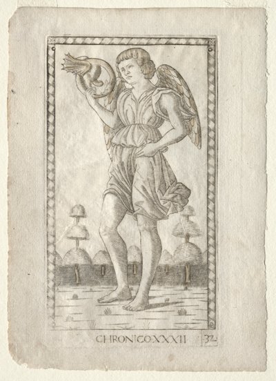 Génie du Temps (de la série Tarocchi, B: Principes Cosmiques & Vertus, #32) - Master of the E Series Tarocchi