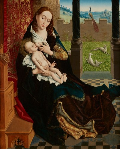 Infirmière Madonna - Master of the Embroidered Foliage