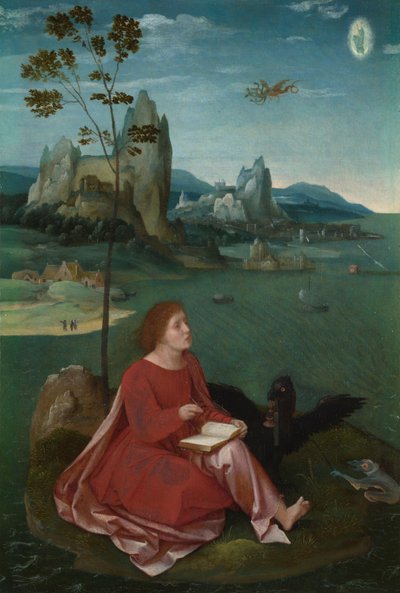 Saint Jean sur Patmos - Master of the Female Half Lengths