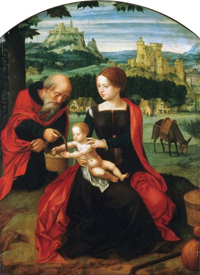 Le reste sur La fuite en Égypte - Master of the Female Half Lengths