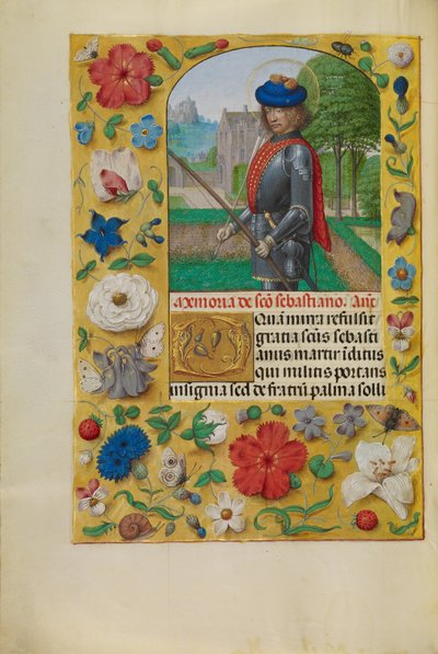 Saint Sébastien - Master of the First Prayer Book of Maximilian