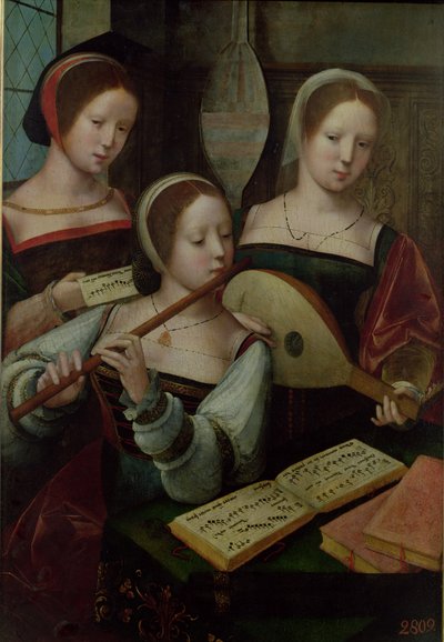 Trois musiciens - Master of the Half Figures
