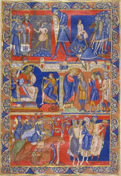 Scènes de la vie de David - Master of the Morgan Leaf